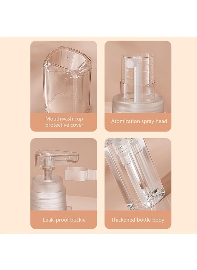 JCB CHIC Travel Bottles Set for Toiletries, TSA Approved Travel Containers,Refillable, Portable, Spray Bottles and Pump Bottles with Labels for Creams, Perfumes and Shampoos  - Image 3