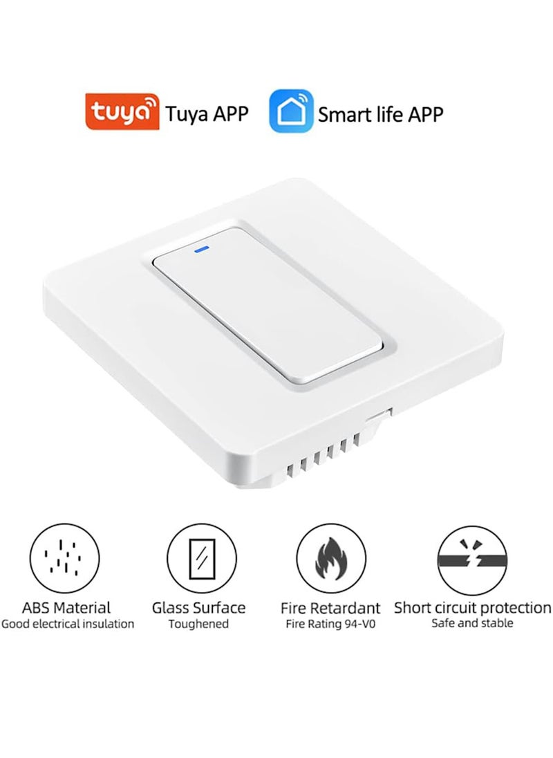أوالس - مفتاح ذكي WiFi/Bluetooth بقدرة 40 أمبير، وحدة تحكم WiFi قوية لمضخة البركة، وسخان الماء، ومكيف الهواء، متوافق مع Alexa و Google Home، يتطلب سلك محايد. - Image 1