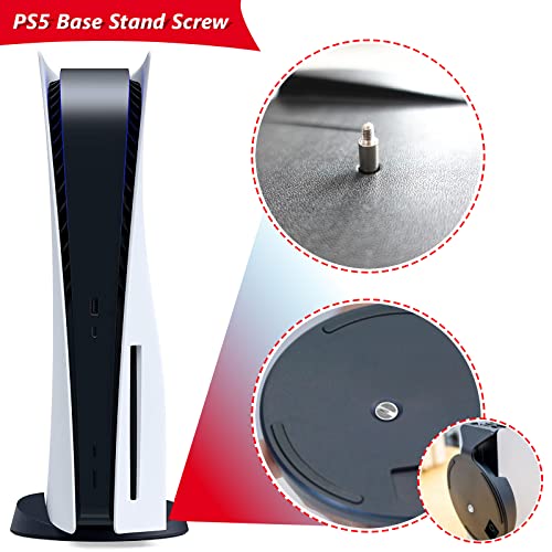 YWLRONG 3PCS Base Stand Screws for Sony PlayStation 5 PS5 Vertical Fixing Screw Replacement for PS5 Games Console Bottom Holder - Image 4
