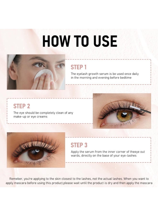 مايت سينما سيروم نمو الرموش، سيروم لاش، مقاوم للماء ويدوم طويلا، موديل - 5118، 7 جرام - Image 4