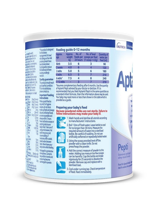 Aptamil Pepti Infant Formula Powder (0 to 12 Months), 400 g - Image 2