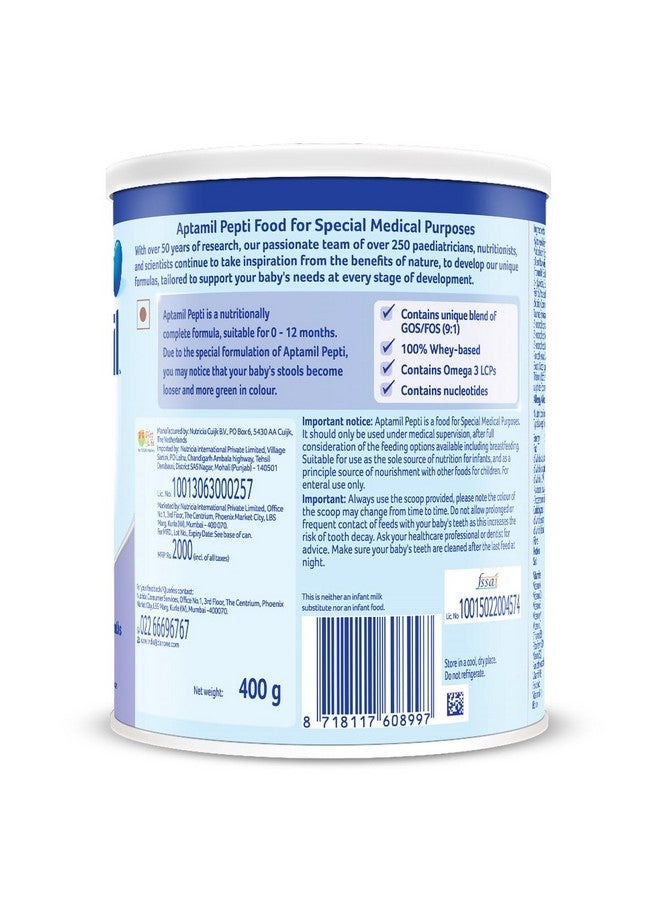 Aptamil Pepti Infant Formula Powder (0 to 12 Months), 400 g - Image 4