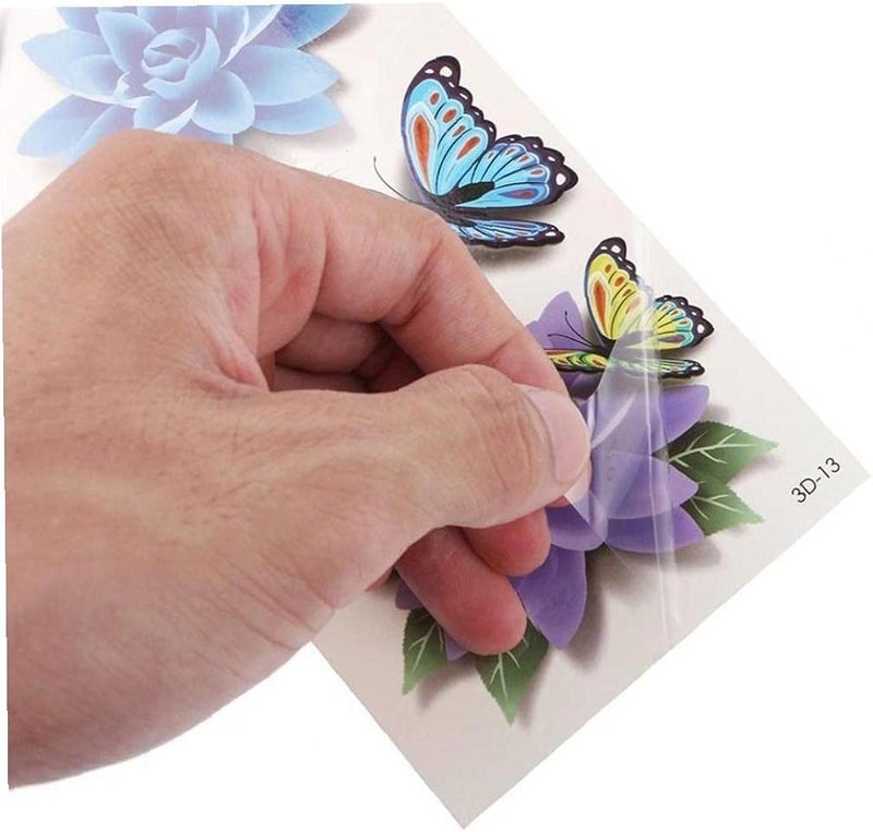 Temporary Tattoo Sticker Body Art Waterproof Hand Fake Tatoo Party Bag Filler for Women Men - Image 2