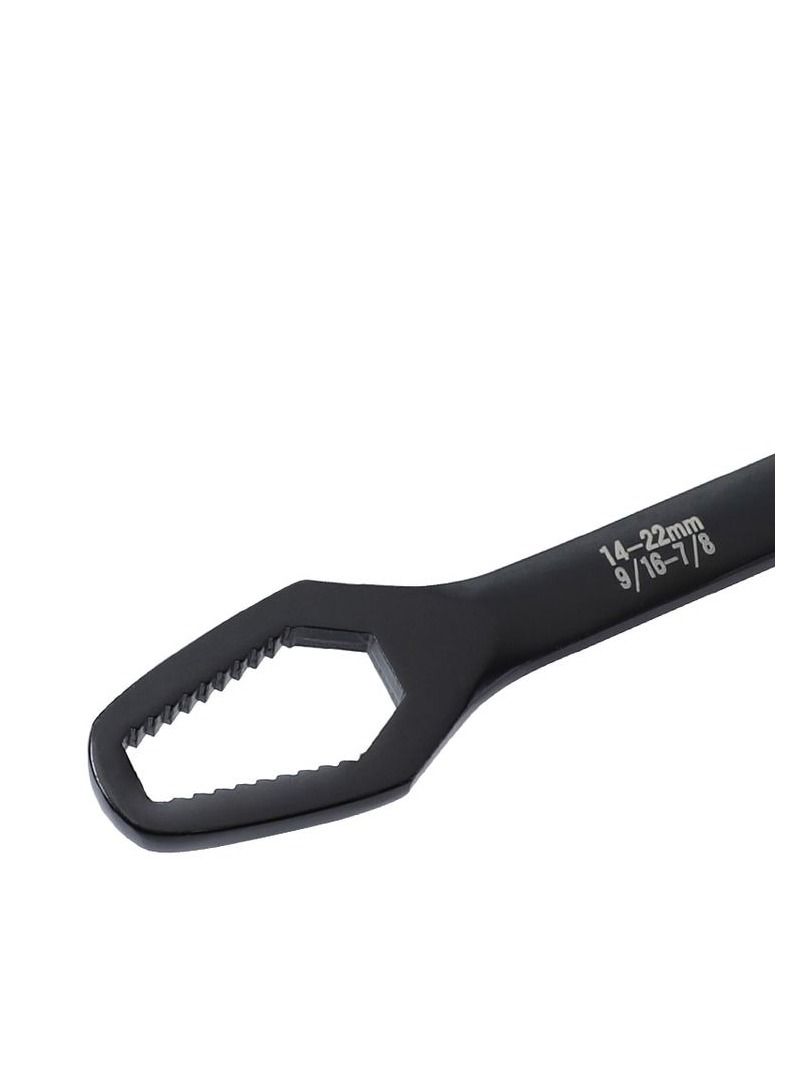 Ted Self-Tightening 8-22mm Screw Nuts Repair Wrenches, Offset Spanner Double Ended Wrench Double-Headed Ratchet Plumbing Tools Tap Spanner - Image 4