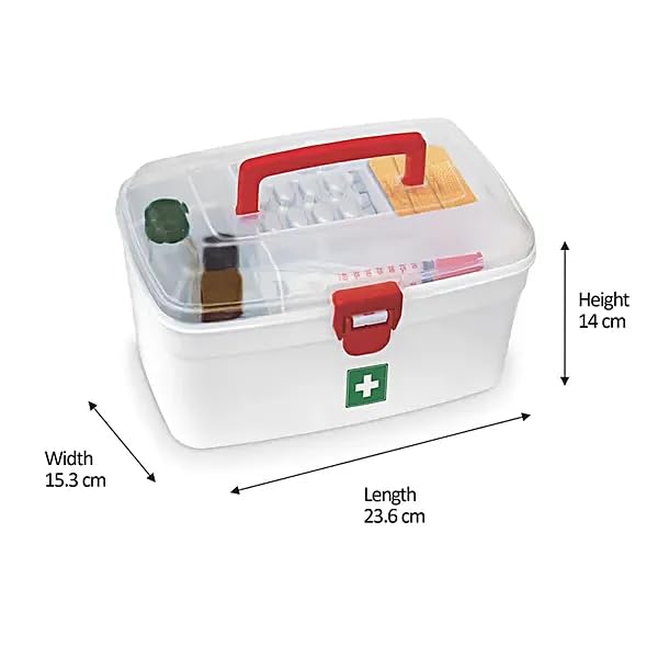 Generic Medicine Storage Box, Plastic  - Image 5