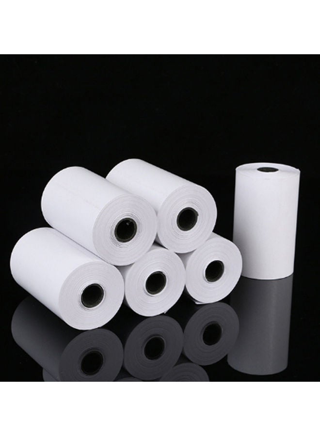 5-Piece Thermal Paper Roll White - Image 2