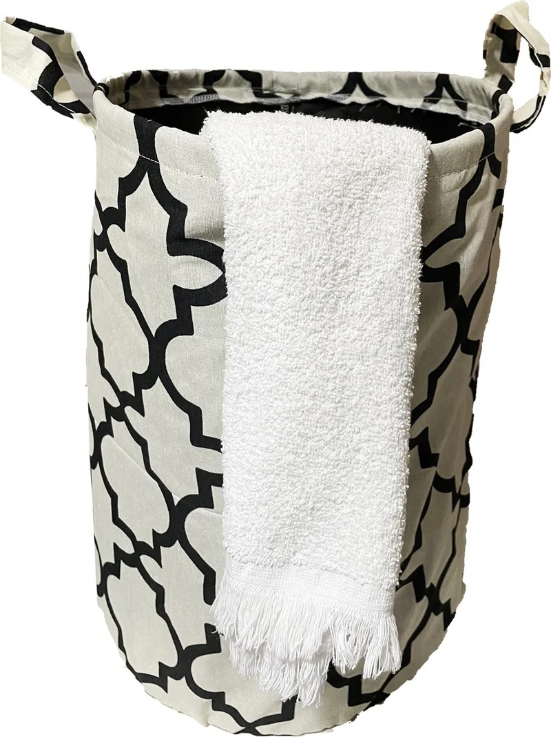 Vip Home Concept Vip Laundry Basket Double Layer Fabric Foldable Basket-Alaçatı