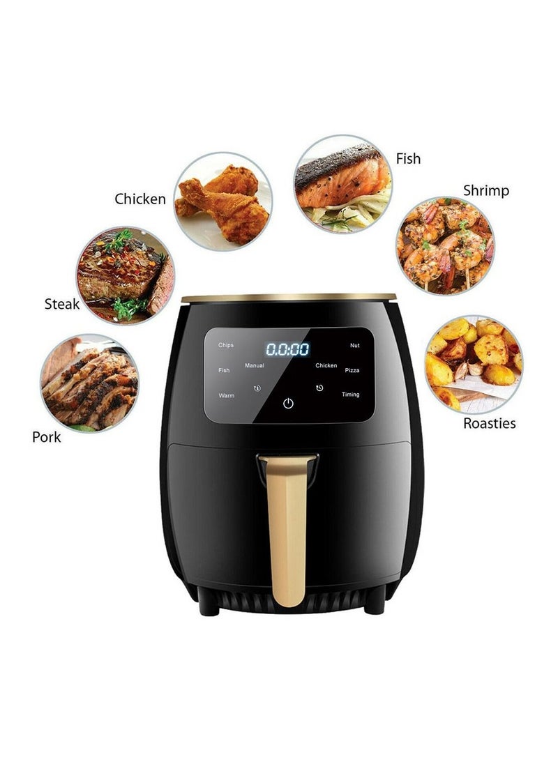 SILVER CREST Intelligent 6L Large Capacity Electric Oil Free Air Fryers French Fries Cooker Nonstick Deep Air Fryer With Timer  - Image 2