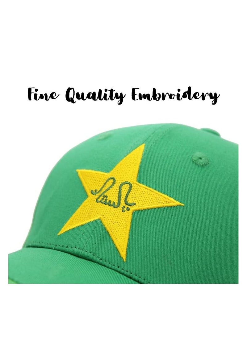 PRINTSHOP4ME - Pakistan Cricket Combo–T-Shirt,Cap,Scarf,Drawstring Bag&Hand Fan For Celebrations Match Days&Events - Image 1
