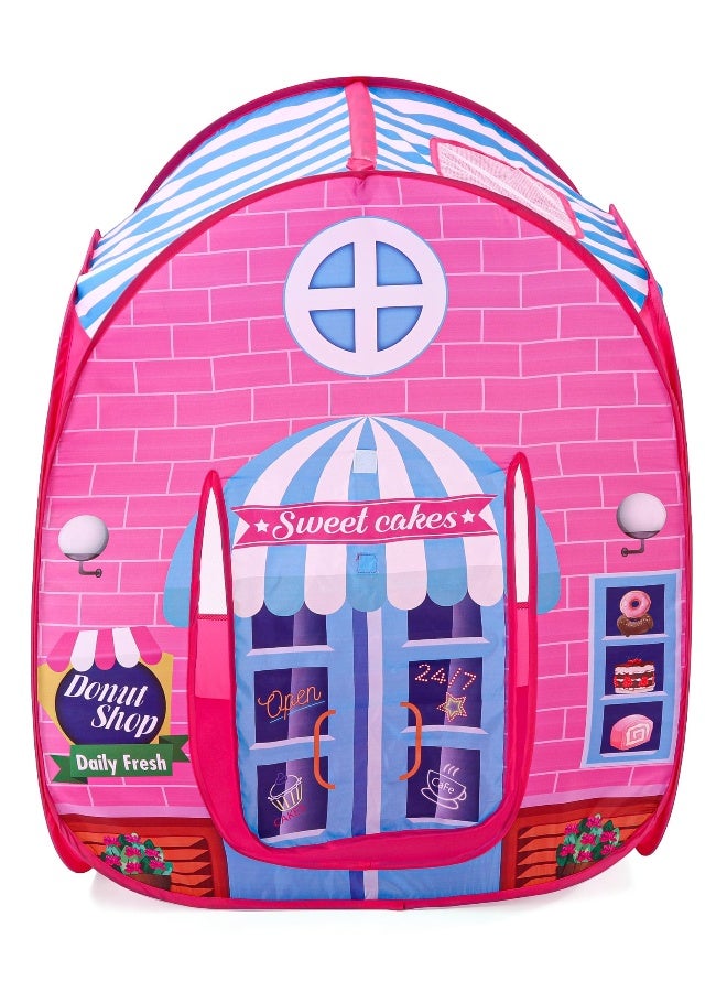 PlayNation Play Nation Candy House Pop-Up Play Tent House, Foldable, Encourages Imaginative Play, BIS Certified, 3 Years+, L 76 x B 74 x H 91 cm - Pink - Image 5
