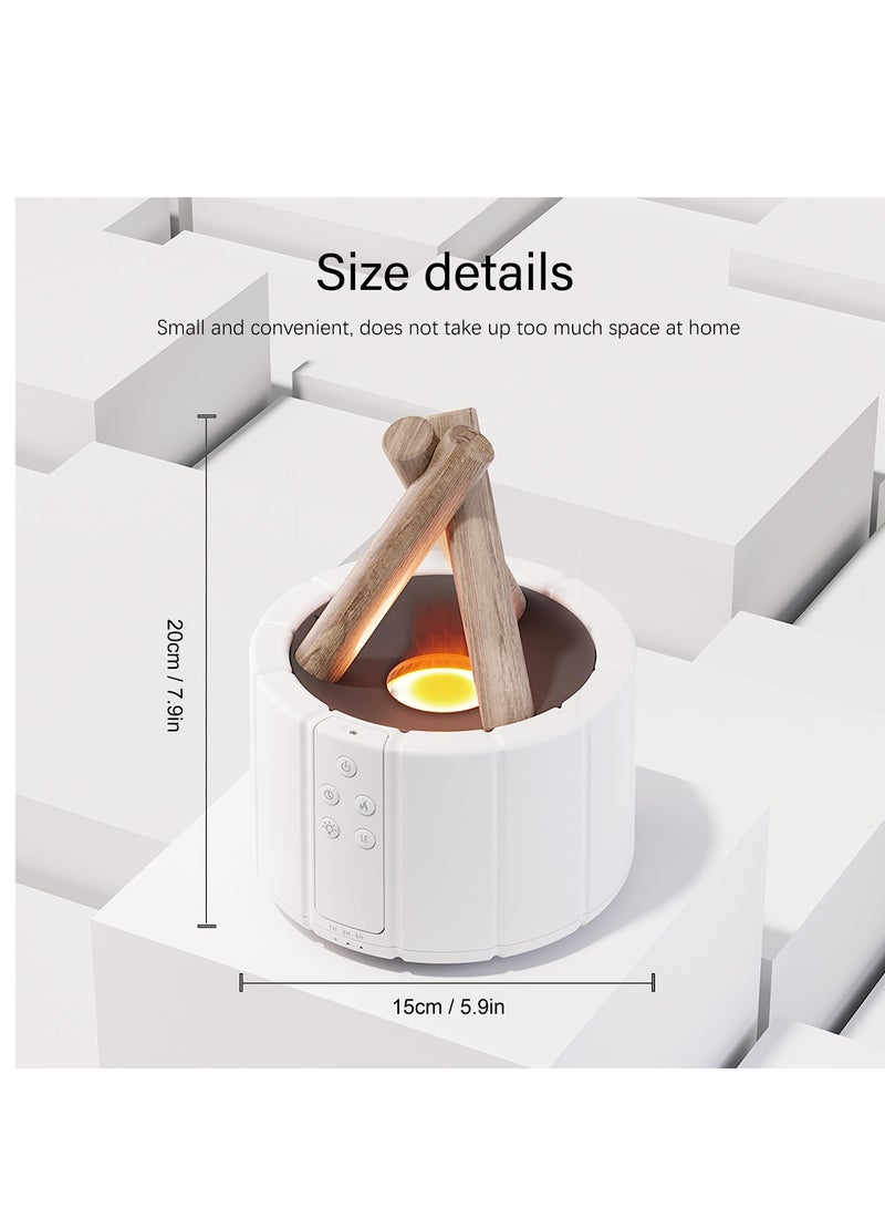 Excefore Essential Oil Diffusers, 250ml Aromatherapy Diffuser with Remote Control, Bonfire Flame Style Humidifier with 3 Brightness and 2 Mist Mode, Waterless Auto Off Air Diffuser for Home Office Room - Image 4