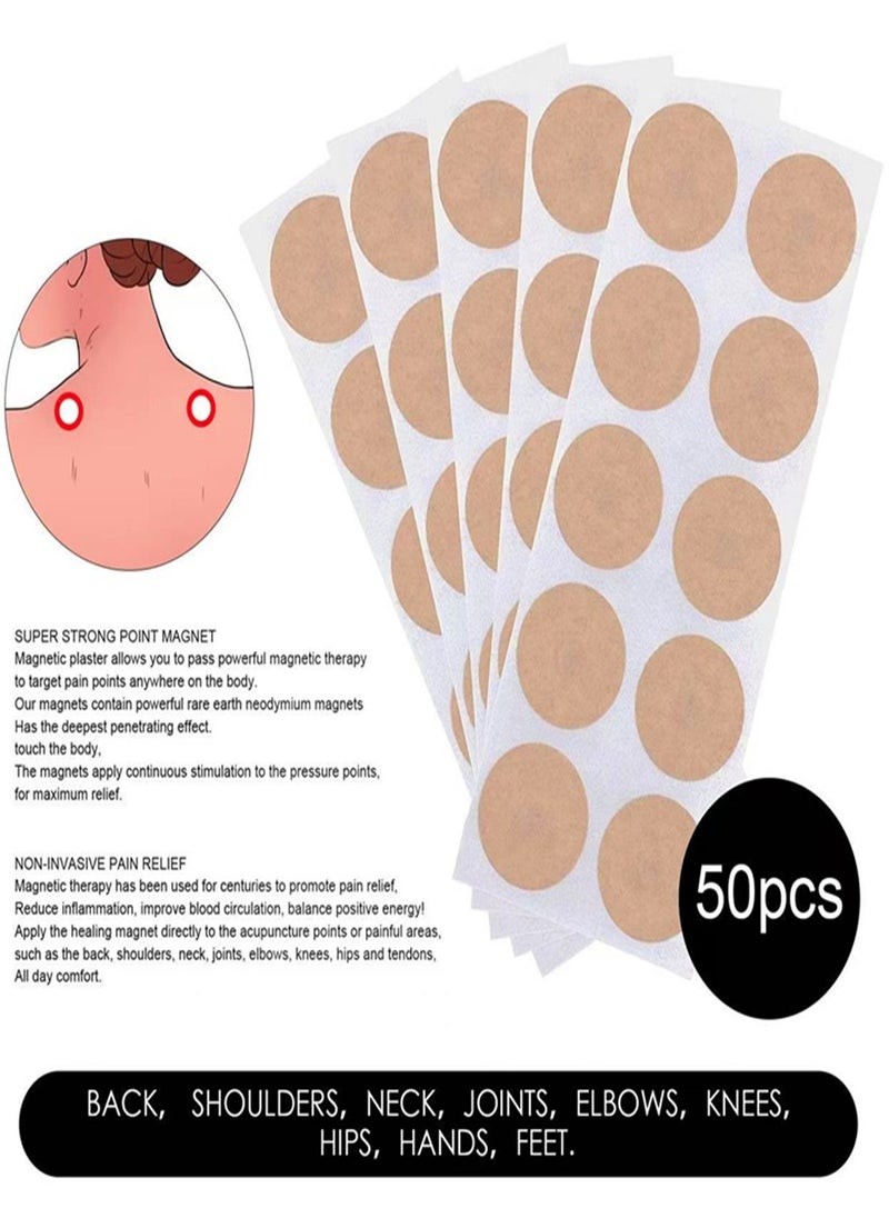 ساوث مون 50pcs/صندوق نقطة الوخز بالإبر بقع مغناطيسية تخفيف آلام النسيج غير المنسوجة تقليل الالتهاب تحسين الدورة الدموية  - Image 2