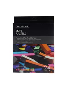 Set Of 24 Pieces Of Soft Pastel Colors With Durable Material - No:SOP2410RC