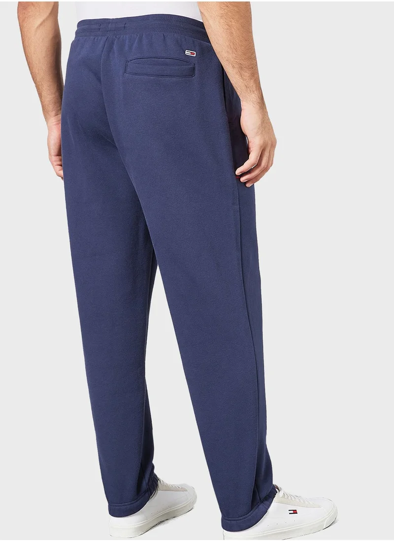 TOMMY JEANS Contrast Stitch Pocket Sweatpants