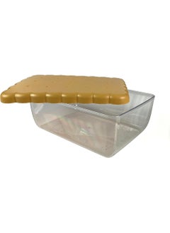 Snips Snips Rectangular Light Brown Biscuit Saver 2.7 Liter, 0% BPA – Use & Reuse product – 100% Recyclable, 100% Made in Italy, 000974  - Image 2