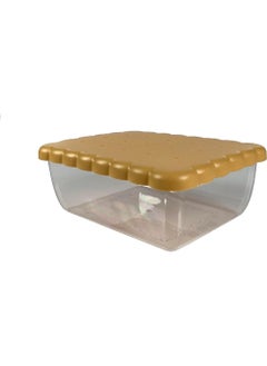 Snips Snips Rectangular Light Brown Biscuit Saver 2.7 Liter, 0% BPA – Use & Reuse product – 100% Recyclable, 100% Made in Italy, 000974  - Image 3