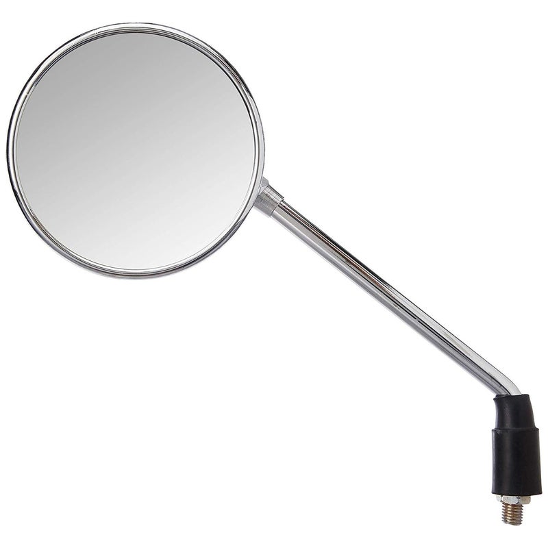 UNO Minda RV-6002L Shatterproof Glass Rear View Mirror(Chrome Finish)-Left Hand for Reml Enfield Classic - Image 1