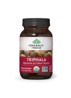 Organic India Triphala Herbal Supplement Digestion & Colon Support Immune System Support Adaptogen Nutrient Dense Vegan Glutenfree Usda Certified Organic Nongmo 90 Capsules  - Image 2