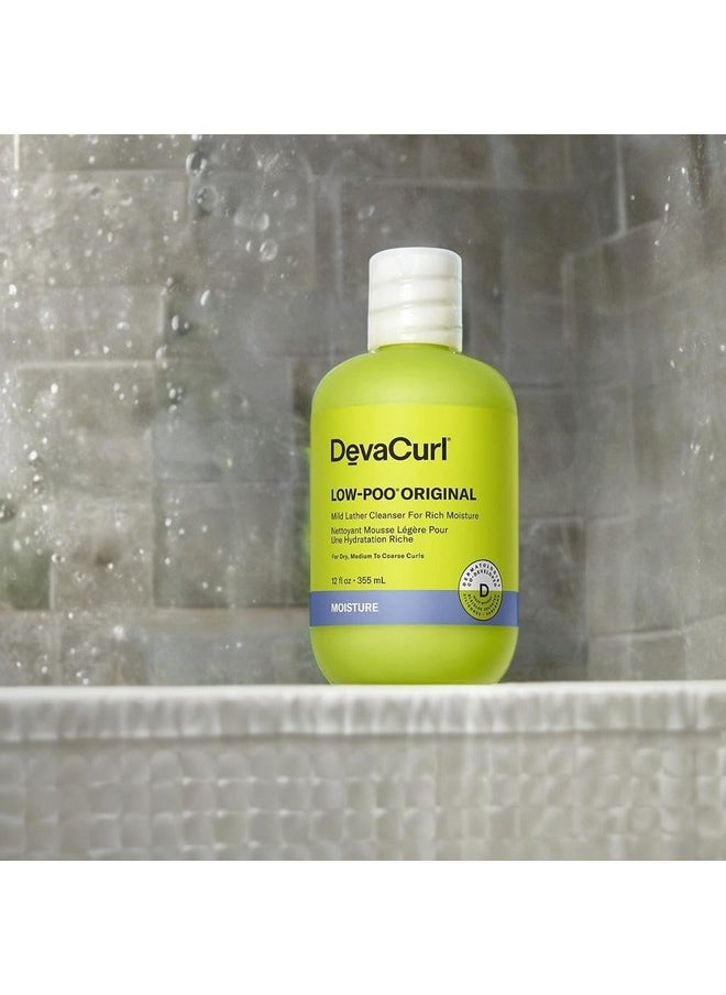 DevaCurl - DevaCurl Low-Poo Original Mild Lather Cleanser for Rich Moisture, 12 fl. oz. - Image 1