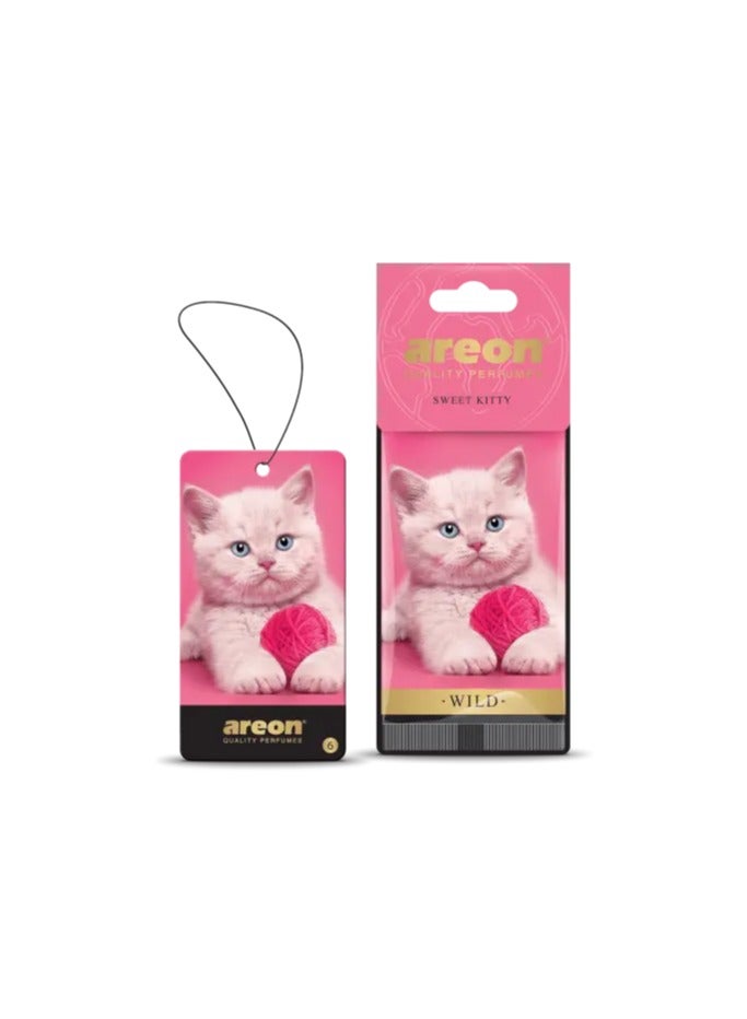 Areon WILD air freshener - Sweet Kitty