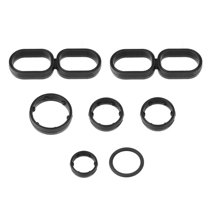 GDUKOP Engine Oil Filter Housing O Ring Seal Kit 7PCS Compatible with 20142021 Chrysler Dodge Jeep Ram 200 300 Pacifica Charger Cherokee Wrangler 1500 ProMaster 36L 32L Replaces 68191356AA Black - Image 3