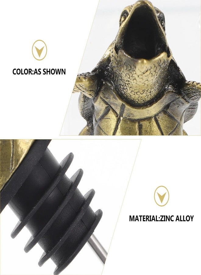 IMIKEYA صنبور صبّ النبيذ على شكل سلحفاة بحرية من إيميكيا - صنبور صبّ نبيذ عتيق على شكل حيوان - غطاء زجاجة نبيذ - إناء نبيذ إبداعي للويسكي - Image 2