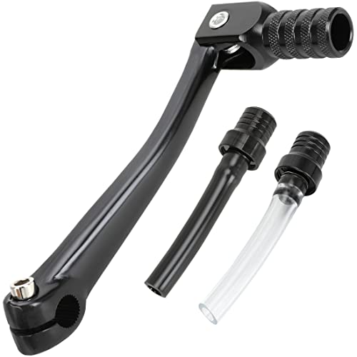 GREHUA Folding Gear Shift Lever Compatible with 50cc 70cc 90cc 110cc 125cc Pit Dirt Bike SSR110 SSR125 TaoTao110 DB10 DB14 ATA SDG107 TTR50 Baja DR49 Kayo Roketa Pitster pro Sunl Lifan Parts Black - Image 1