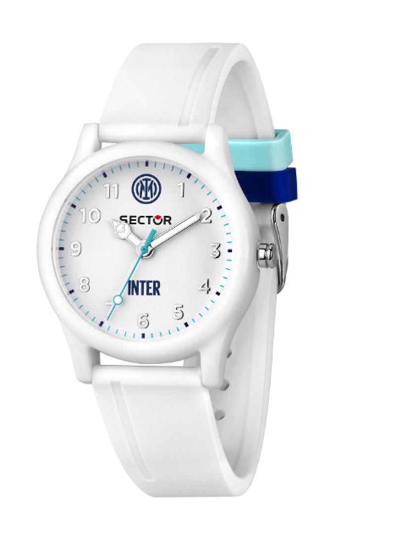 Sector EX-Q 35MM INTER 3H WHITE DIAL WHITE ST - Image 1
