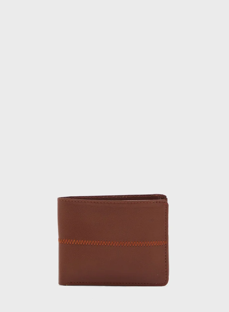 Robert Wood Leatherette Bi-Fold Wallet