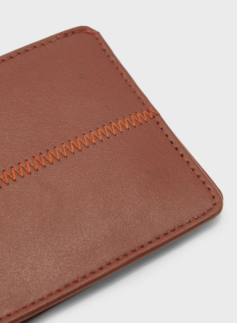 Robert Wood Leatherette Bi-Fold Wallet