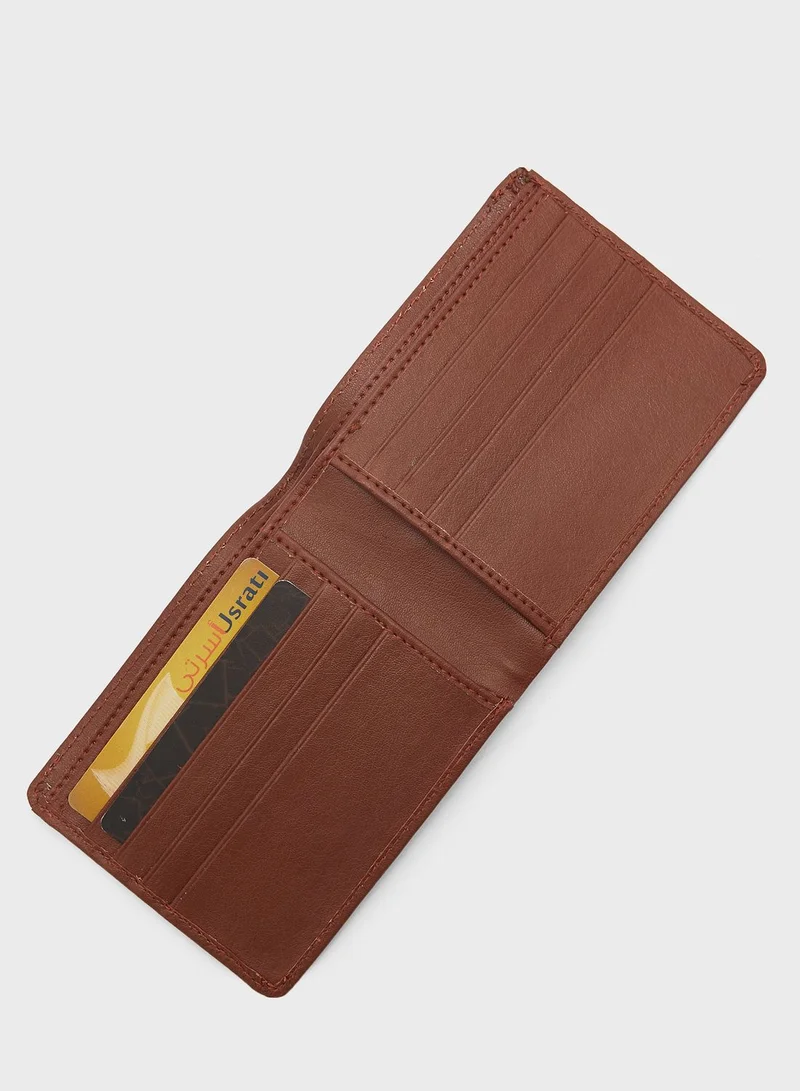 Robert Wood Leatherette Bi-Fold Wallet
