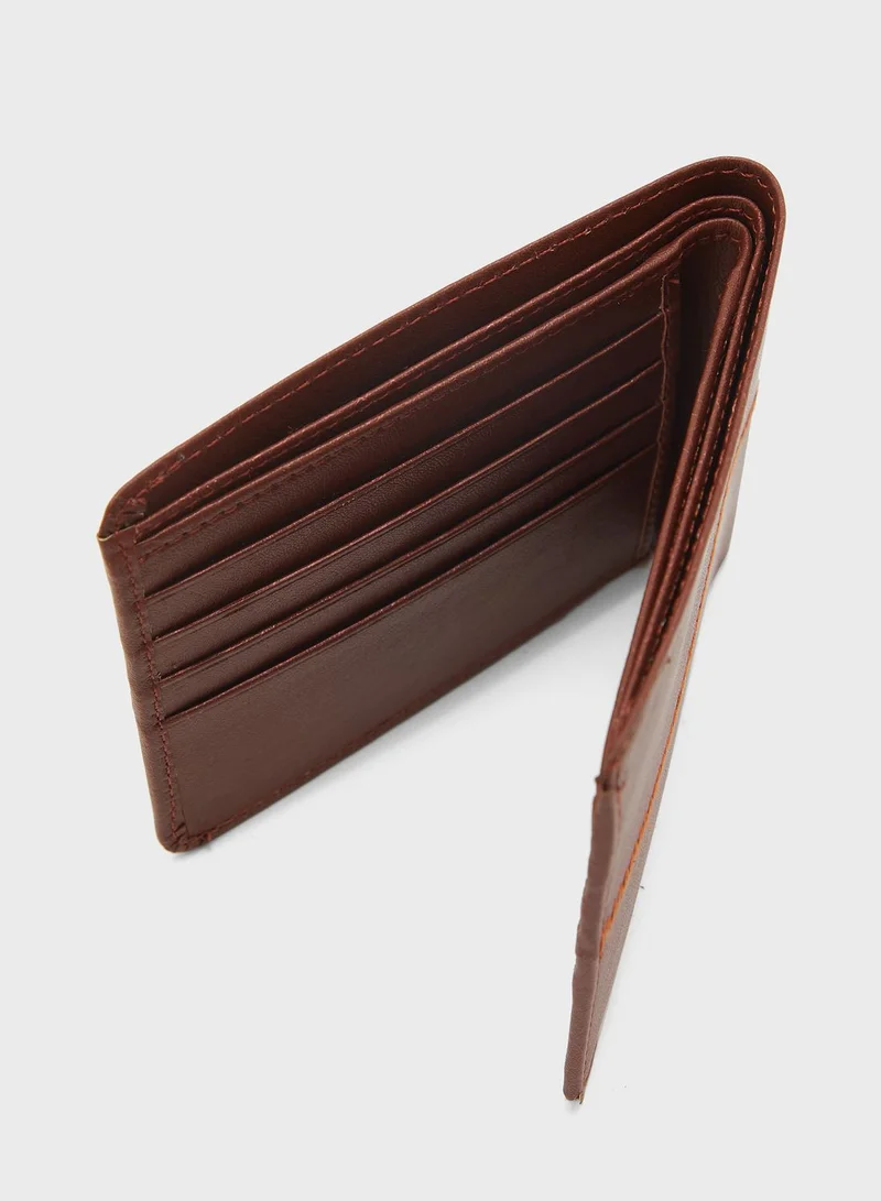 Robert Wood Leatherette Bi-Fold Wallet