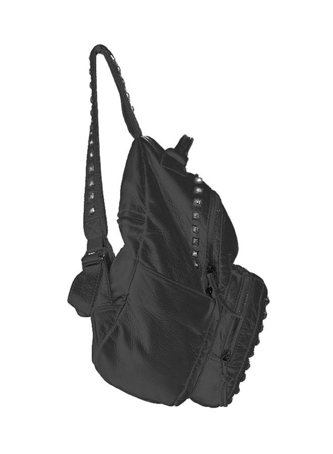 NIBEMINENT Korean Fashion Versatile Shoulder Bag Black - Image 3