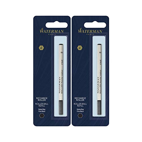 Waterman(R) Refill, Rollerball, Fine Point, 0.5 mm, Black (2-Pack) - Image 4