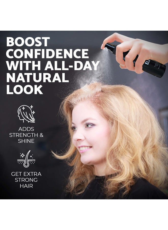 Elevate بخاخ تثبيت وتثبيت ألياف الشعر | تركيبة جديدة متقدمة تدوم طويلاً | إمداد لمدة 2-6 أشهر | تركيبة قوية مقاومة للرياح والعرق والطقس للرجال والنساء - Image 4