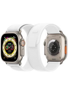 Generic Apple Watch Strap 49 mm 45 mm 44 mm 42 mm Band Trail Loop Stretchy Soft Nylon Band Adjustable Sports Strap for Apple Watch Ultra 2 Series 9/8/7/SE/6/5/4/3/2/1  - Image 1