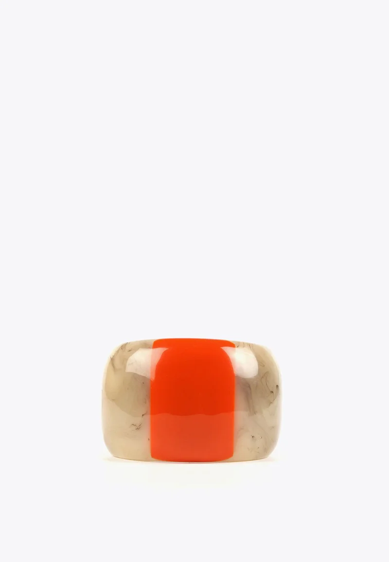 لولا كساديمونت Two-tone rigid bracelet