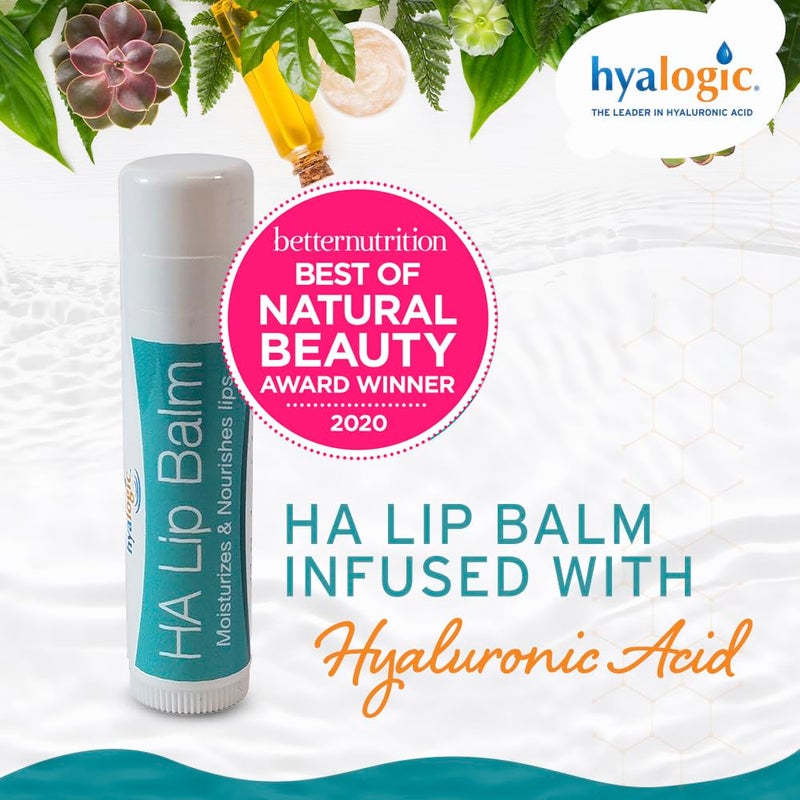 Hyalogic HA Lip Balm - Hyaluronic Acid & Organic, Natural Coconut Oil - Soothes Dry, Chapped Lips - Plumping, Moisturizing & Nourishing - Unflavored - Fragrance & Dye Free - 4.25g - 4 Sticks - Image 4