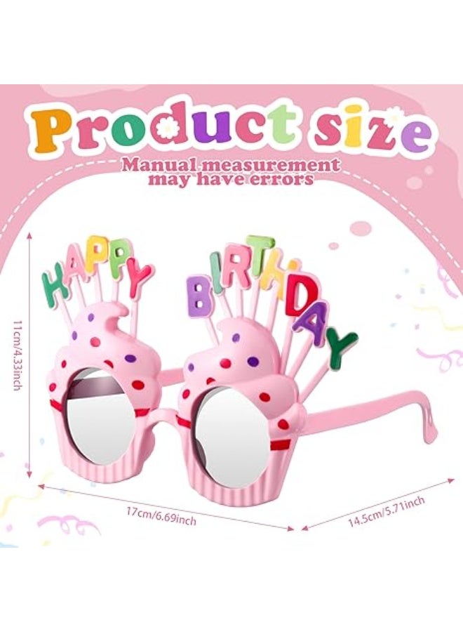 سكايليتي Skylety عيد ميلاد سعيد نظارات شمسية نظارات جديدة للبالغين كب كيك جميل - Image 3