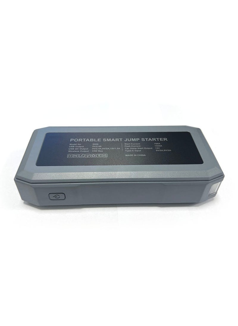 Crony S606 Super Jumper Starter 12V Auto Car Starter Battery Portable Jump Starter Power Station with wireless charging function  - Image 3