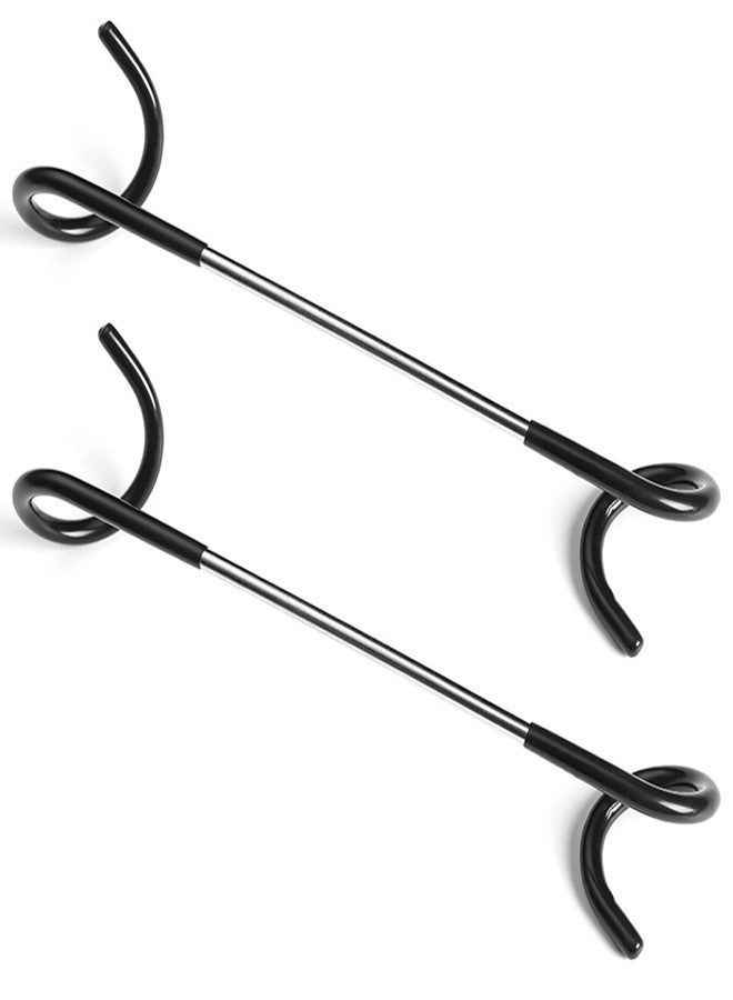 Anranmm 2 PCS Wrap Hooks Bird Feeder Pole Attachment Extra Feeder Arm Addition Pole Hook Birdfeeder Accessories for Hanging Bird Feeders - Image 1