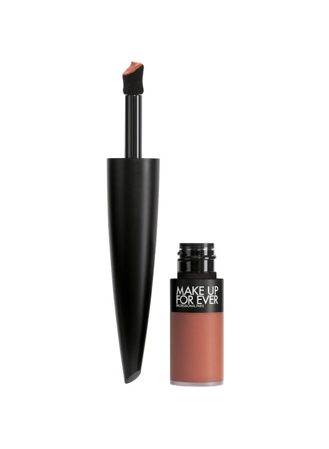 MAKE UP FOR EVER Rouge Artist For Ever Matte Lipstick 4.5ml- Toffee At All Hours - Image 1