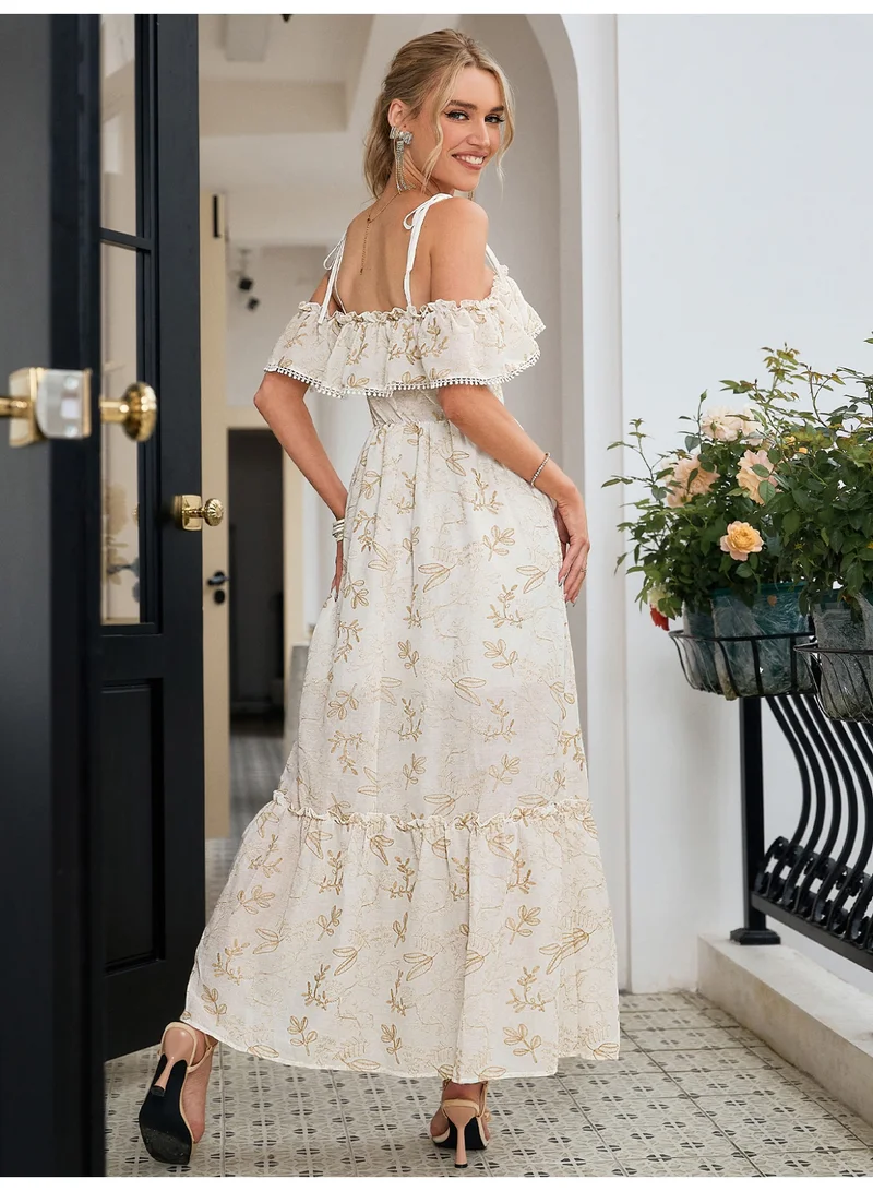 SIMPLEE Women's Summer Elegant DressLight & Comfortable Lightweight Cotton Blend Perfect for Outings