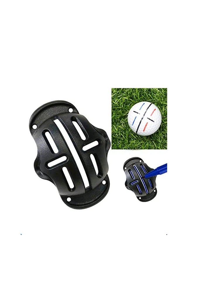 Generic 8 Pack Precision Golf Ball Marker, Upgrade Golf Accessories, 4 Golf Ball Marking Stencils and 4 Colors Golf Ball Markers, Golf Ball Line Marker Tool, Golf Ball Alignment and Identification Tool  - Image 5