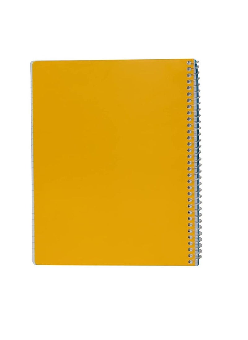 Maxi - Maxi Spiral Polypropylene 4 Subject Notebook 11X8.5 Inch 160 Sheets - Image 1