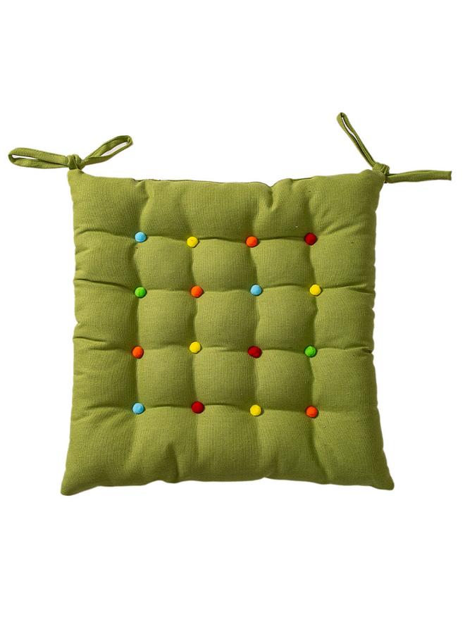 Bluejw Chair Cushion Summer With Straps Office Chair Cushion Student Seat Cushion Chair Cushion With Rope Dopamine Color Cushion - Image 5