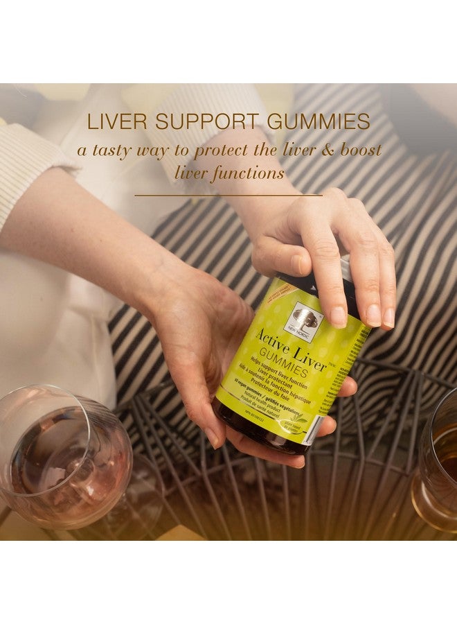 NEW NORDIC Active Liver Gummies, Milk Thistle, Artichoke & Turmeric Supplement, Natural Peach & Mango Flavor, Sugar Free & Vegan, 60 Count (Pack of 1) - Image 3