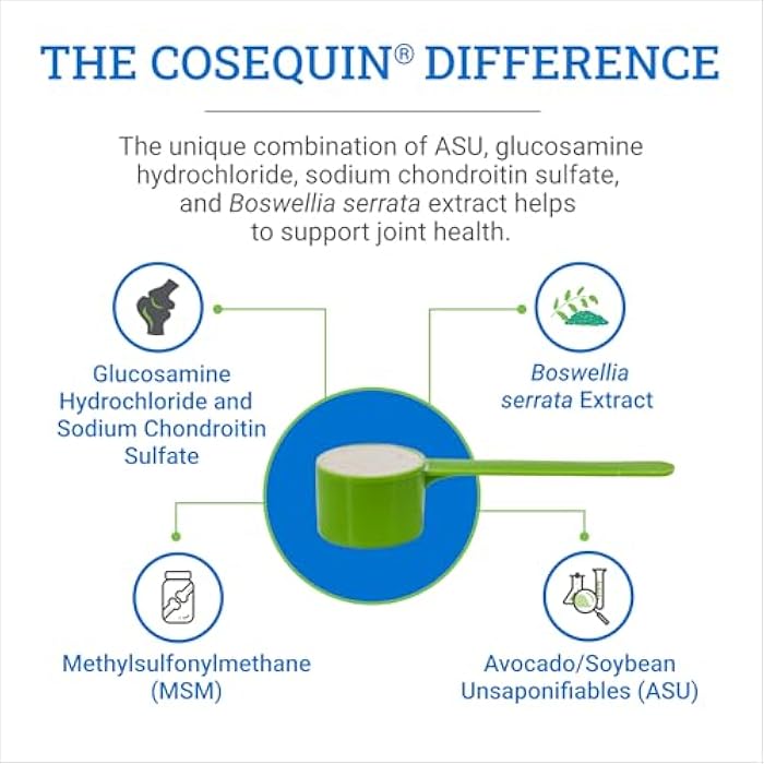 COSEQUIN ASU Joint Health Supplement for Horses - Powder with Glucosamine, Chondroitin, ASU, and MSM, 500 Grams - Image 5