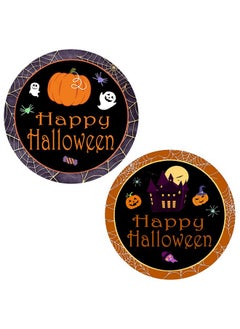 Remarkable Halloween Character Stickers Labels,1.5 Inch Round Seal Label Pumpkin Bat Spider Stickers For Halloween Party Decoration 504 Pcs  - Image 1
