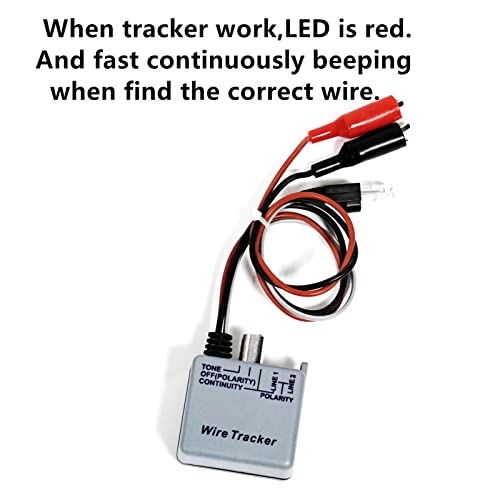 Rowzzi Tone Generator Kit, Wire Tracer Circuit Tester, 200EP High Accuracy Cable Toner Detector Finder Tester, Line Finder,Inductive Amplifier, Probe Kit with Adjustable Volume for Network Cable Collation - Image 5